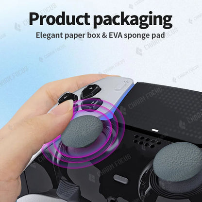 10-in-1 Plastic Thumbstick Joystick Cap for PS5 Edge Controller Analog Joystick 6 Swap Stick 4 Paddle and D-Pad Accessory