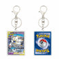 Key chain Charmander Mewtwo Umbreon Jigglypuff Venusaur Blastoise Solgaleo Game Card Acrylic Keychain Pendant Decoration