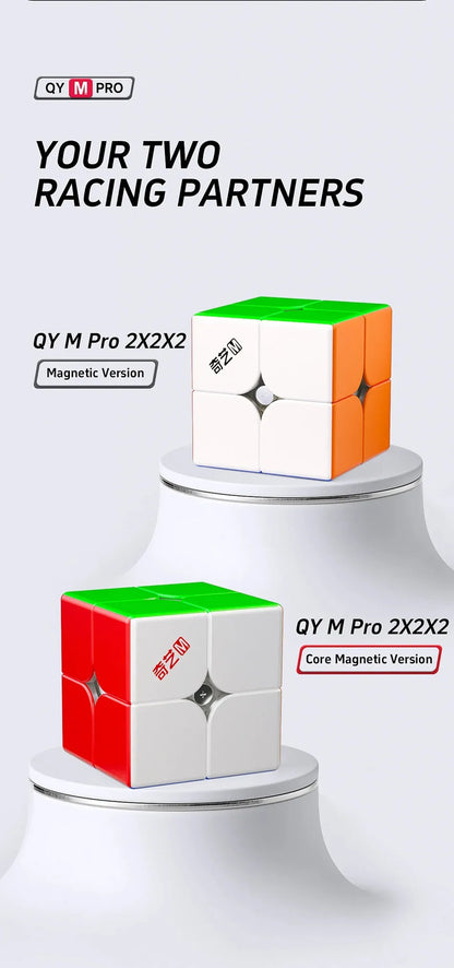 QiYi M Pro Series 2x2 3x3 4x4 Pyramid Magnetic Magic Cube Professional Speed Cubes Education Puzzle  Cubo Magico Toys Gifts