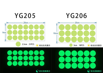 Luminous Dots Glow Wall Sticker Fluorescent Home Kid'S Room Diy Self-Adhesive Decorative Glow In The Dark Decals 2026 Christmas