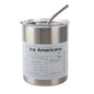 Double Wall Vacuum Insulated Reusable Coffee Tumbler Travel Mug with Straw Hot Cold Leak-proof Dishwasher Safe