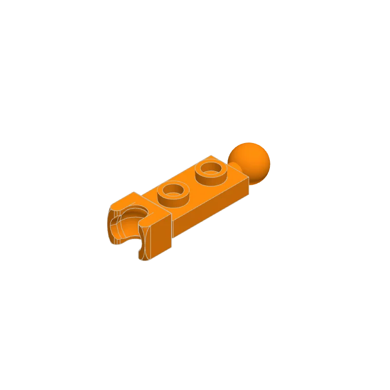 50pcs Buildings Blocks 14419 Plate Modified 1x2 Tow Ball Socket Bricks Collections Modular GBC Toys For Technical MOC Set