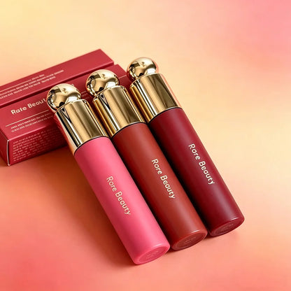 Rare Beauty Trendy Beauty Lip Lacquer Gentle Mellow Sheer Lip Salve Non-tacky Nourish Airy Bloom Mute Lip Hue
