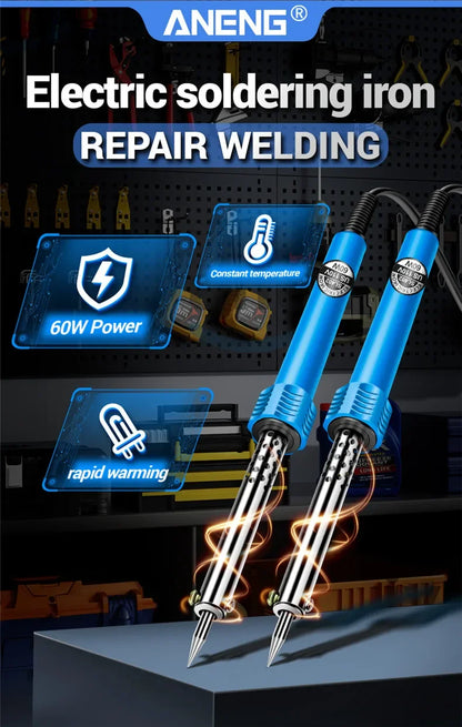 ANENG SL402 Electric Soldering Irons 220/110V Welding Repair Mica Heating Core 30/40/60W Temperature Adjustable Solder Tip Tools