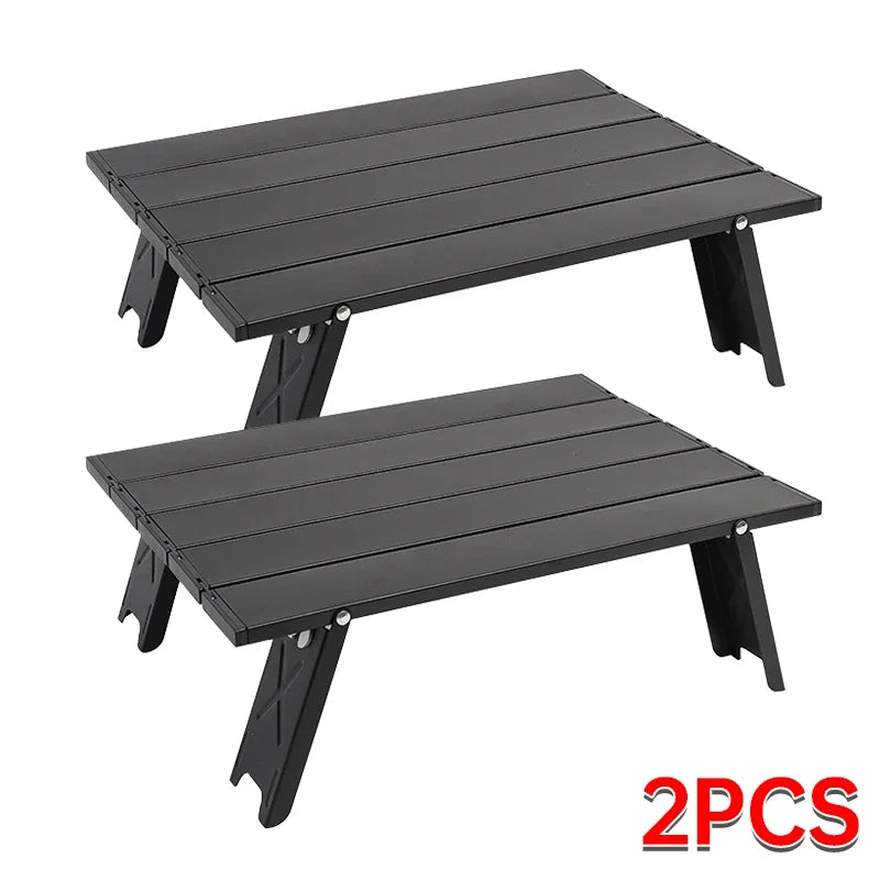 Seasonal Clearance Ultralight Foldable Camping Table, Portable Mini Aluminum Table for Beach, Garden Party, Hiking &Outdoor Trip