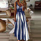 Women's New Fashion Zebra Pattern Dress Summer Fashion Comfortable Casual Dress