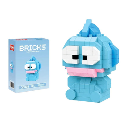 99 style SANRIO Hello Kitty Building Blocks Cartoon Figures Kuromi Bricks My Melody Children's Assembly Toys Cinnamoroll Gift