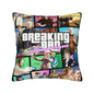 Saul Goodman Actor Square Pillow Case Breaking Bad Cushion Covers Customized Zippered Decorative Pillowcase for Sofa 40*40cm