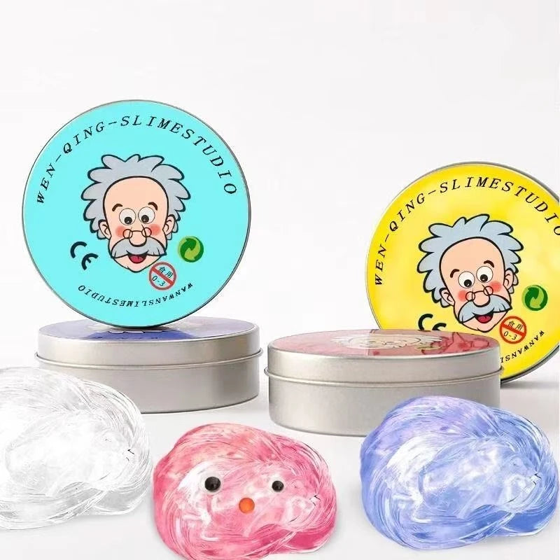 Stress Relief Toys Putty Crystal Vibrant Glass Mud Playdough Reusable Non-Newtonian Fluid Children's Toy Pinchle Birthday Gift