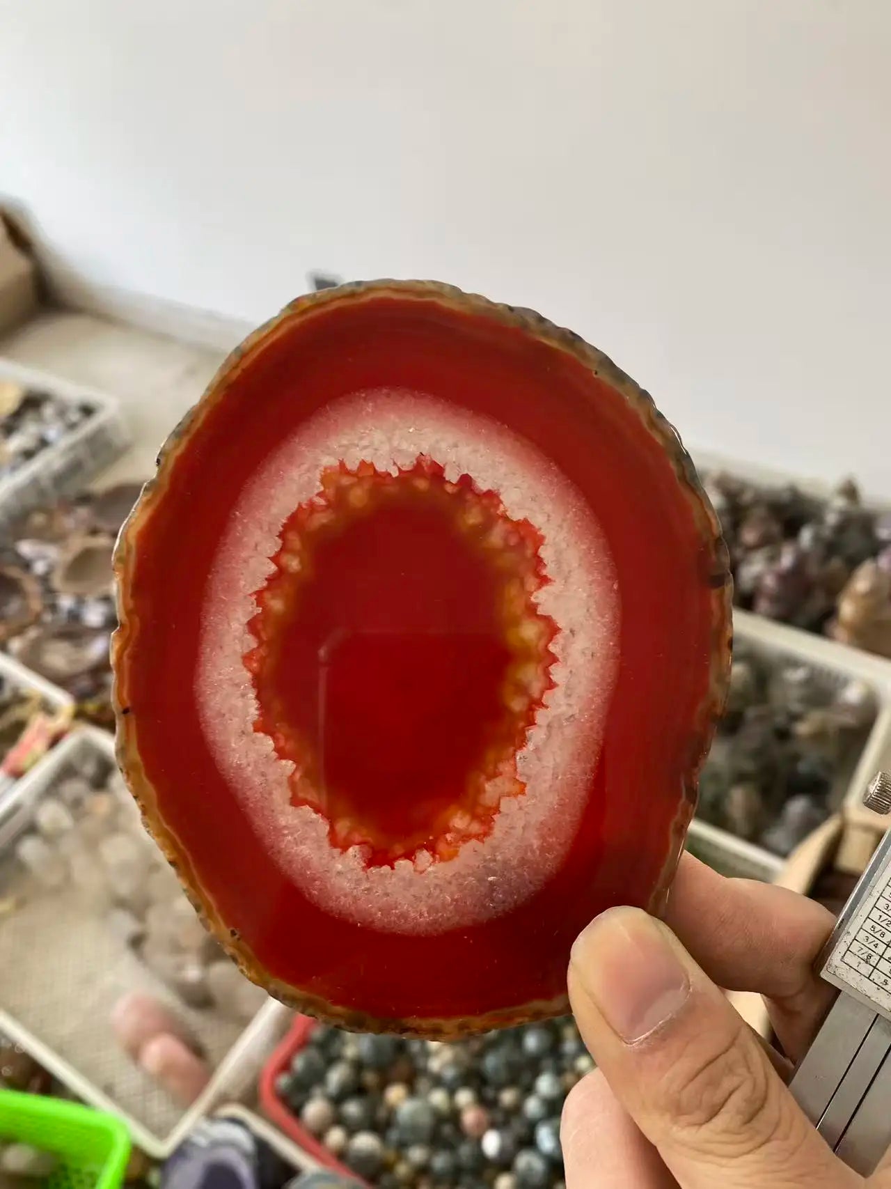 Natural Polished Agate Geode Slab Coaster Crystal Mineral Stone for Home Decor DIY Jewelry Pendant Healing Gift