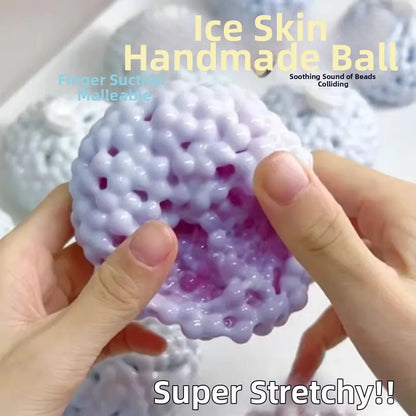 New Shapeable Vacuum Squishy Slow Rising Noisy Sand Squeeze Toy Soft Anxiety Relief Sensory Toys for Stress Relief