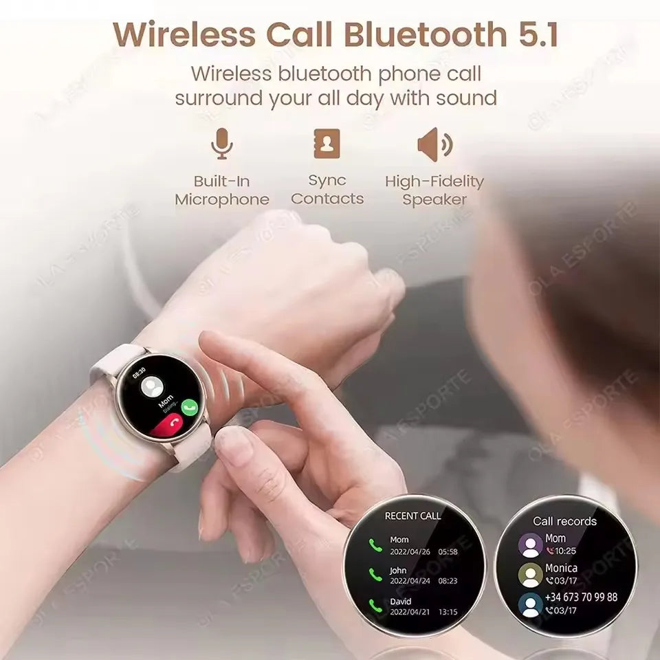 2025 New Bluetooth Calls Smart Watch 6 Pro 1.32” Inch 240*280 Custom Dials Sport Men And Woman Health Monitor Smartwatch For Man