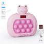 Electronic Pop Light Up Game Handle Toys for Children Adults Fidget Anti Stress Relief Toys Chases Light Game Console Xmas Gifts
