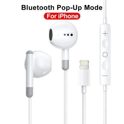 Wired Earphones For iPhone 17 16 15 Pro Max In-Ear Earbuds 14 13 12 Headphones For Samsung Xiaomi Headsets