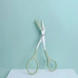 Eyebrow Trimming Scissors Professional Built-in Comb Stainless Steel Non-Slip Brow Shaper Hair Removal Beauty Tool for Men Women