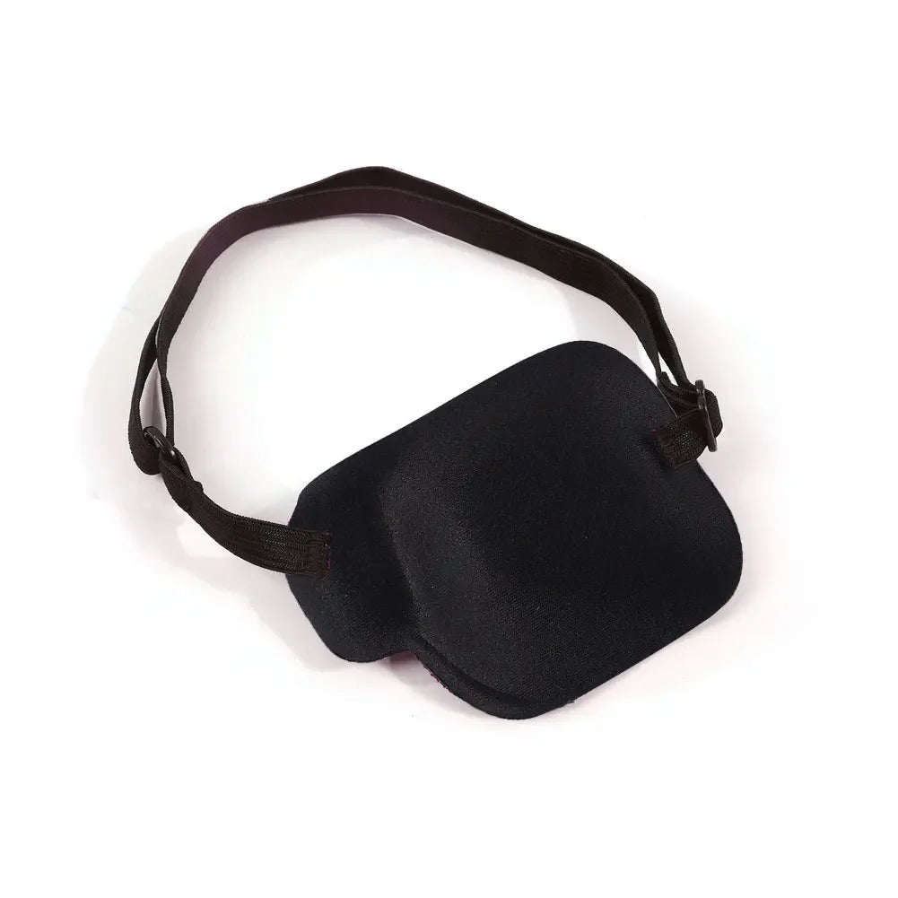 Single Eye Patch Adult Kids Pirate Concave Eye Patch 3D Adjustable Eyepatch For Right Or Left Eye, Pirate Costume Kids Eye Patch