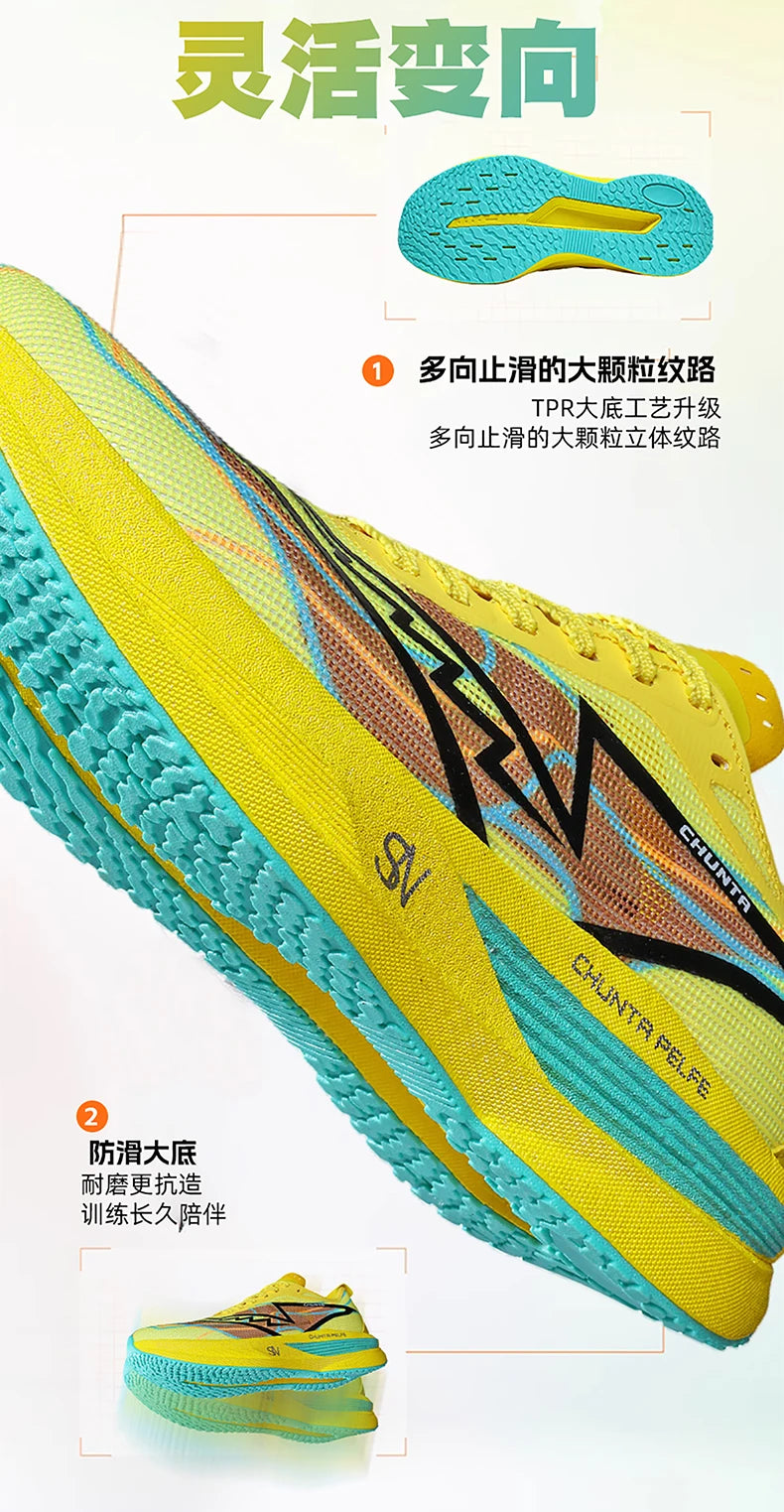 Running Shoes Original Man Carbon Plate Marathon Sports Lightweight Breathable AntiSlip Wear-resistant Casual Sneakers for Woman