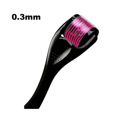 540 Titanium Derma Roller 0.25mm, Microneedle Roller for Face Skin Care, Hair & Beard Growth