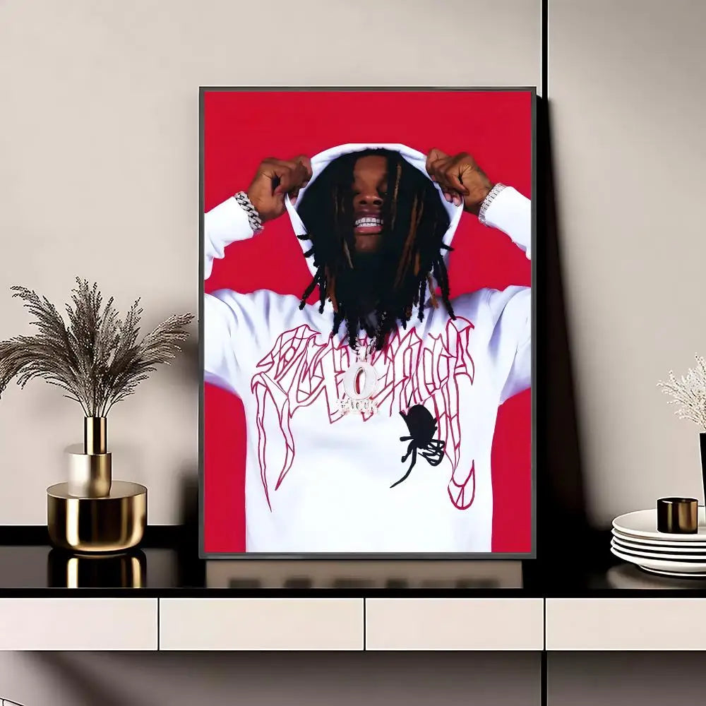 Singer King Von Poster Posters Anime Room Decor Decoration Movie Backpack Wall Interior Music Wall Art