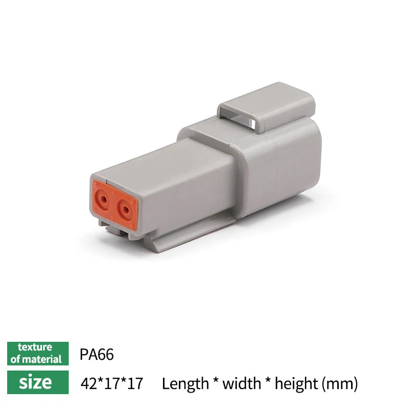 10/50/100 Sets Deutsch DTM/DT/DTP/DTF Automobile Connector Plug&Socket Male&Female Terminal DTM04-2/3/4/6/8/12 DTM06-2/3/4/6/8S
