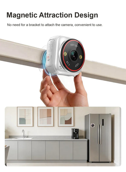 LS VISION 4G Pocket AOV Mini Camera 5MP Outdoor 24/7 Video Record Battery Security Camera Portable Action Vlog Sports Travel Cam