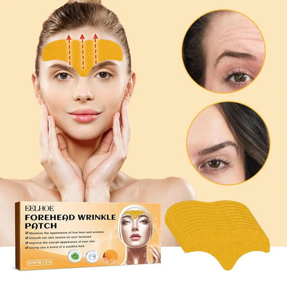Anti-Wrinkle Forehead Patch,Collagen Gel Stickers to Tighten & Smooth Fine Lines, Firming Skin Care for Women Skin Care