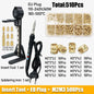 Heat Set Inserts Tool M2 M3 M4 M5 Brass Threaded Insert Nut Digital Soldering Iron for 3D Printing Plastic PCB Welding Press Nut