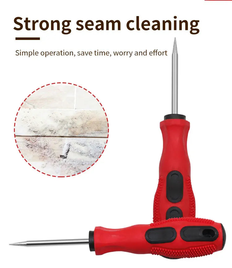 Awl Straight Cone Handle Tool Awl Hand Stitching Taper Needle Tool Craft Sewing Supplies Floor Wall Seam Cleaning Tool