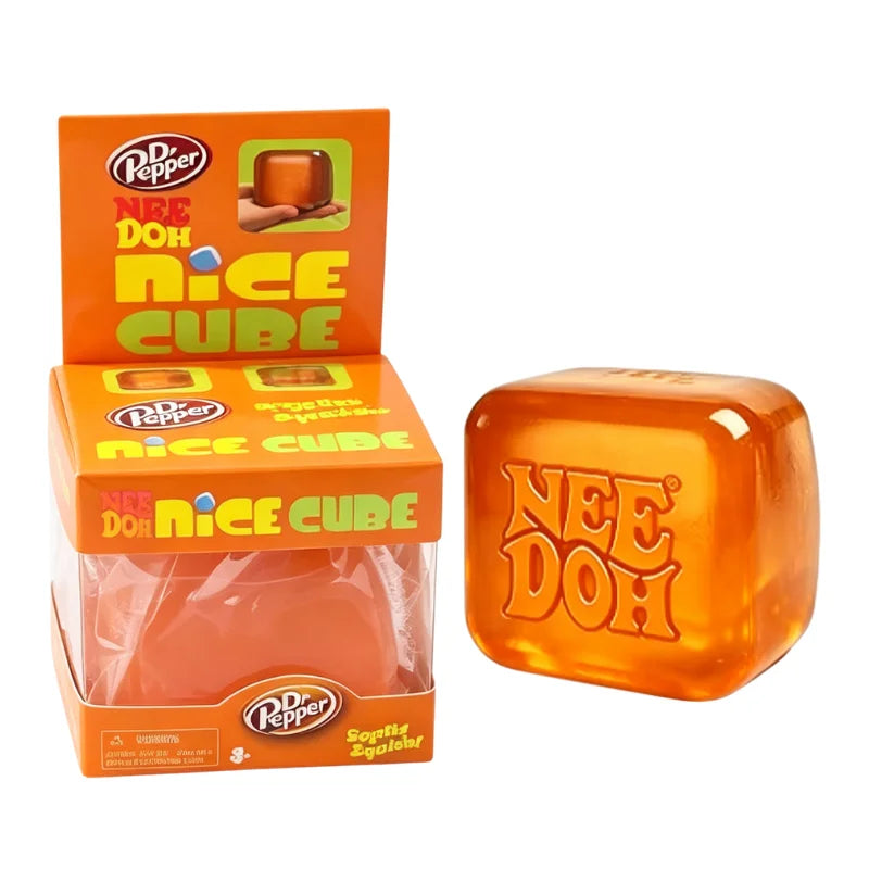 2026 Schylling Needoh Nice Cube Sensory Fidget Cube Stress Relief Anxiety Sensory Tool for Focus ADHD Office Desk Calming Gadget