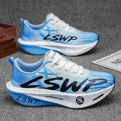 Men's Casual Sneakers, Men's Fashionable and Versatile Casual Sneakers, Lace-Up Closure Suitable for Outdoor Running, Walking, and Everyday Wear, Sporty Style, Comfortable and Snug Fit