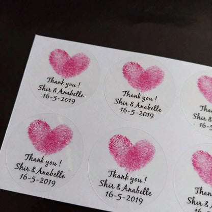 3-8CM Custom Round Stickers – Paper/PVC/Transparent, 50-500PCs  Personalized for Weddings, Birthdays, Business & Gifts