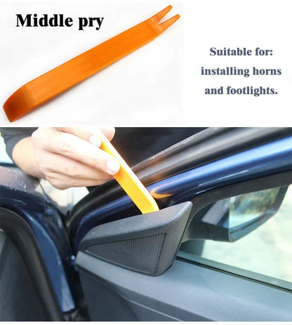 Auto Interior Trim Removal Tool Set Plastic Pry Bar Door Panel Interior Clip Rocker Crowbar for Car Audio Disassembly
