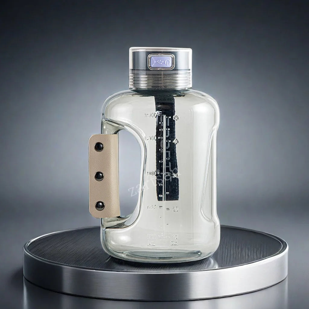 Hydrogen Water Bottle 1.5L Hydrogen Rich Portable Sports Water Bottle Rich Molecular Hydrogen Water Generator