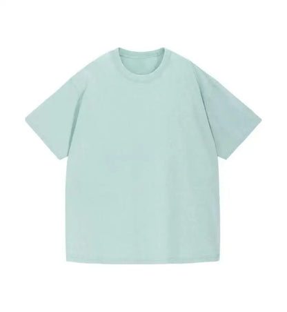 Custom Your LOGO Hip Hop Streetwear Men 100% Cotton T-shirts Oversized Washed Top Tee Unisex Summer Retro Brand Personalized