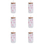 1/2/4/6Pcs Glass Cups with Bowknot Print, with Lid and Straw, Exquisite and High-End Bowknot Glass Cups, Suitable for Home Decoration, Daily Household Drinking Cups, Outdoor Picnic Cups, Party Cups, Breakfast Milk Cups, Gift-