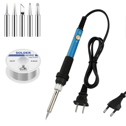 60W Soldering Iron Adjustable Temperature Electric Solder Iron Rework Station Mini Handle Heat Pencil Welding Repair Tools