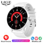 LIGE 2026 Zewnętrzny Smartwatch Męski 2.01" Ekran IP68 Wodoodporne Zegarki Wytrzymały Wojskowy Bluetooth Połączenia Smartwatch dla Androida i iOS