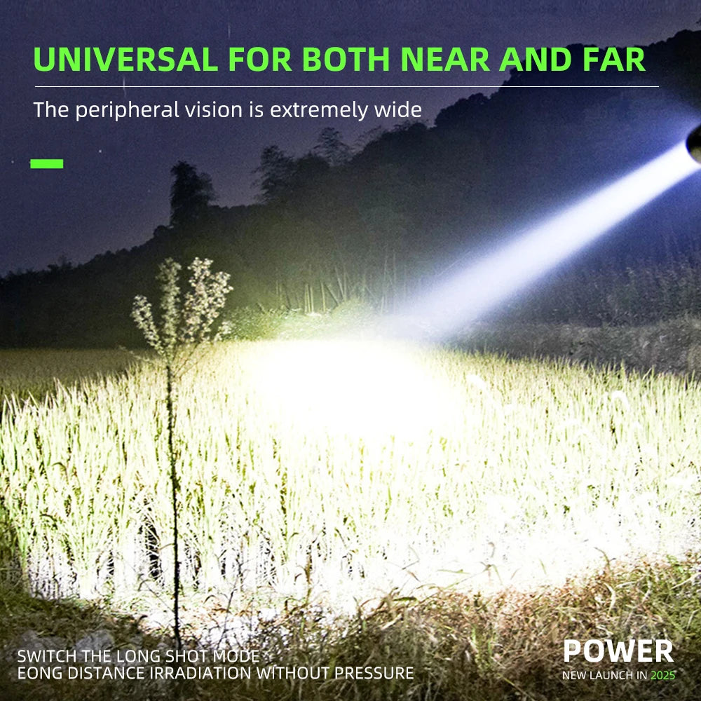 BOOIU Super Bright Flashlight 3 LED Portable Mini Burst Flash Torch Rechargeable Tail Magnet Outdoor Spotlight with Pen Clip