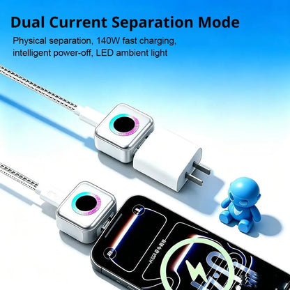 Mart Auto Stop Charging Separator AI Recognition Fully Charged Automatic Cut Off Device USB Charging Safety Protector Adapter