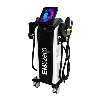Emszero Neo Body Sculpt Machine 6500w 200hz Professional EMS Hiemt Shape rf Electrostimulation Devices 5 handles for Salon Spa