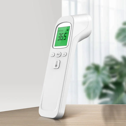 Household Infrared Thermometer Digital Non Contact LCD Laser Thermometer Tool Handheld IR Temp Pyrometer Finger Pulse Oximeter