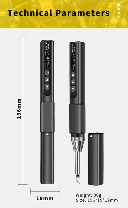 ZOYI ZT-N1 96W Smart Soldering Iron Constant Temperature Welding Pen Electrician Portable High Power Welding Tool for Repair