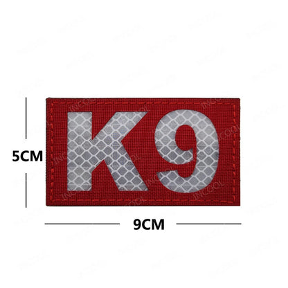 Infrared IR Reflective Patch K9 FIRE MEDIC PRESS MED PJ Decorative Patches Biker Armband Patch For Clothing Backpack