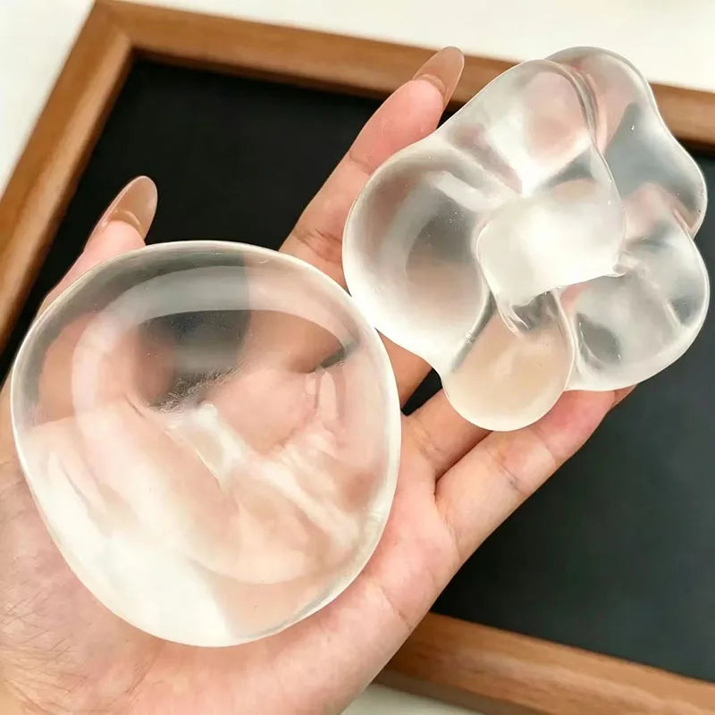 Moldable Squishy Coconut Oil Squeeze Toy Moldable Stress Ball Vaseline Fidget Squishes Fun Anti-stress Sensory Toy Adult Gift