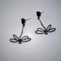 Y2k Black Dragonfly Choker Necklace for Women Gothic Party Jewelry Accessories