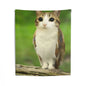 Meowl Cat Owl Funny Meme Tapestry Bedroom Wall Hanging Fabric Living Room Home Dorm Decor Art Home Decor