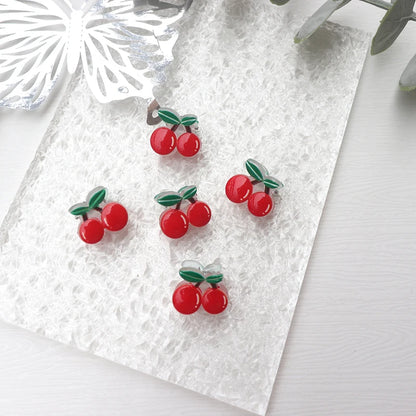 5/10Pcs Super Cute Hair Accessories Girls Fruit Strawberry Cherry Mini  Trendy Claw Clips Summer Style Small Grab Clips