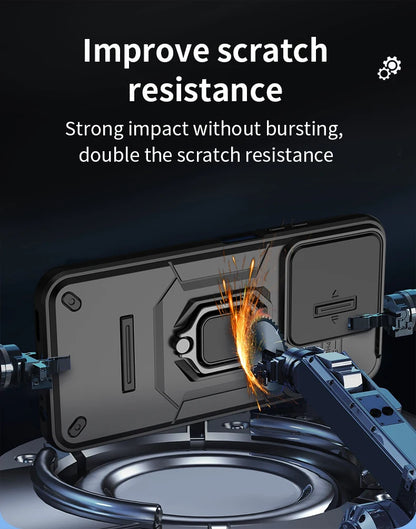 For Xiaomi Redmi 15C 4G 171mm Case Shockproof Armor Magnetic Holder Ring Case For Redmy 15C 15 C Redmi15C 4G Lens Protect Cover