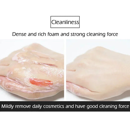 Nicotinamide Amino Acid Face Cleanser Facial Scrub Cleansing Acne Oil Control Blackhead Remover Shrink Pores Skin Care
