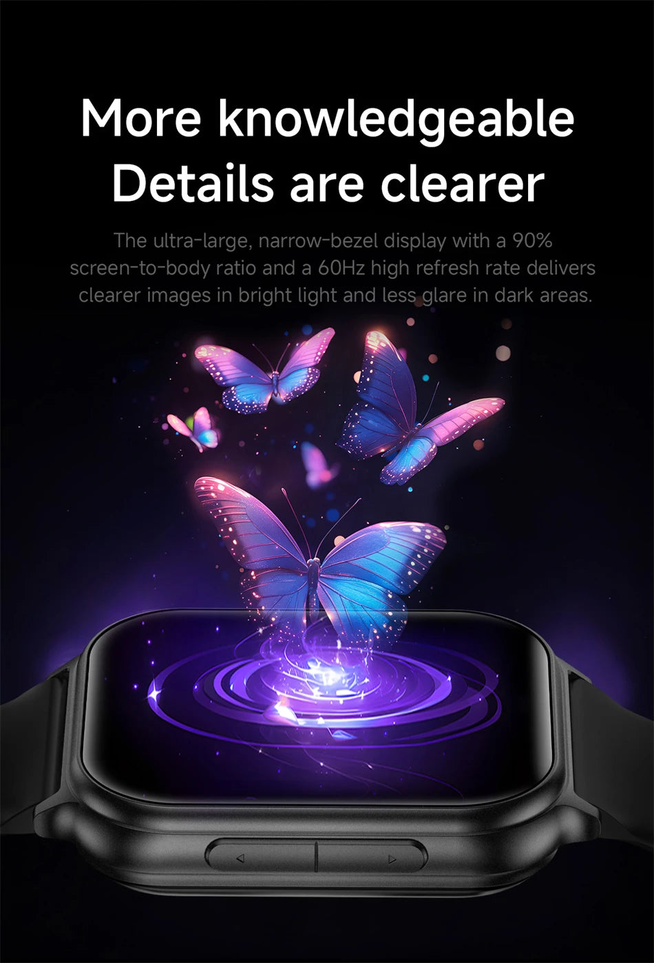 1.83" Smart Watch Sleep Heart Rate Monitor BT Call Messages Notifications Sports Fitness Tracker Watch for Women Men Android iOS